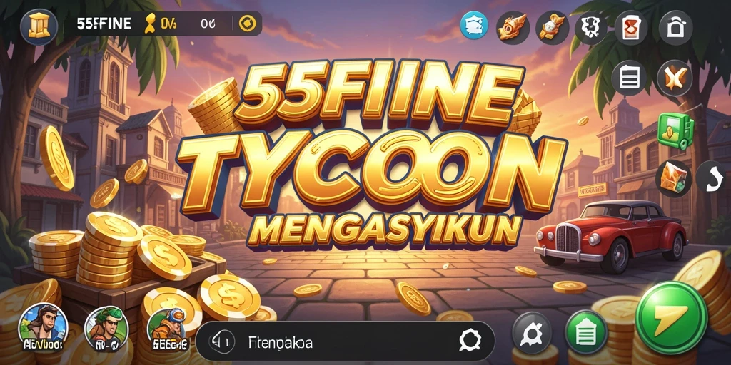 Tampilan gameplay 55FIVE yang menarik dan interaktif.