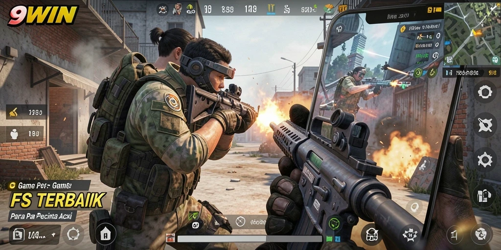 Tangkapan layar utama 9WIN menampilkan aksi gameplay yang mendebarkan.