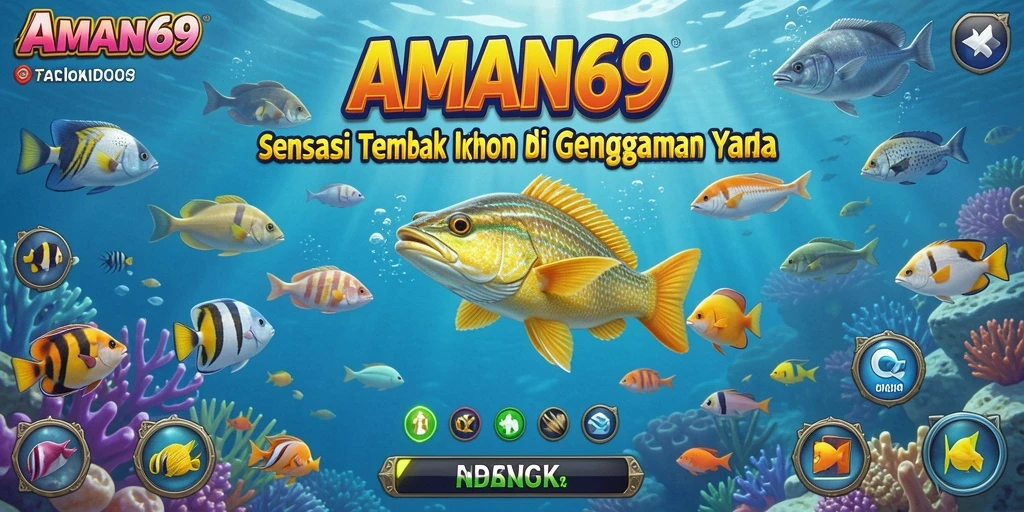 Gameplay seru AMAN69 dalam aksi tembak ikan.
