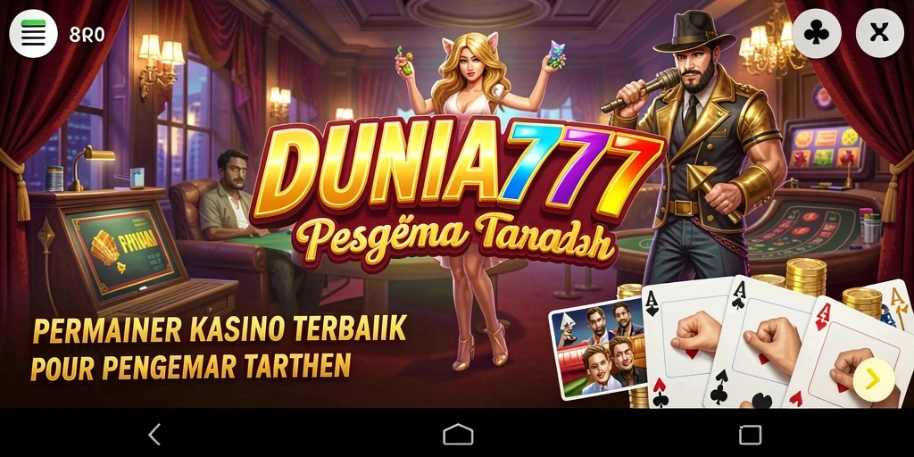 Gameplay seru dengan berbagai pilihan permainan kasino.