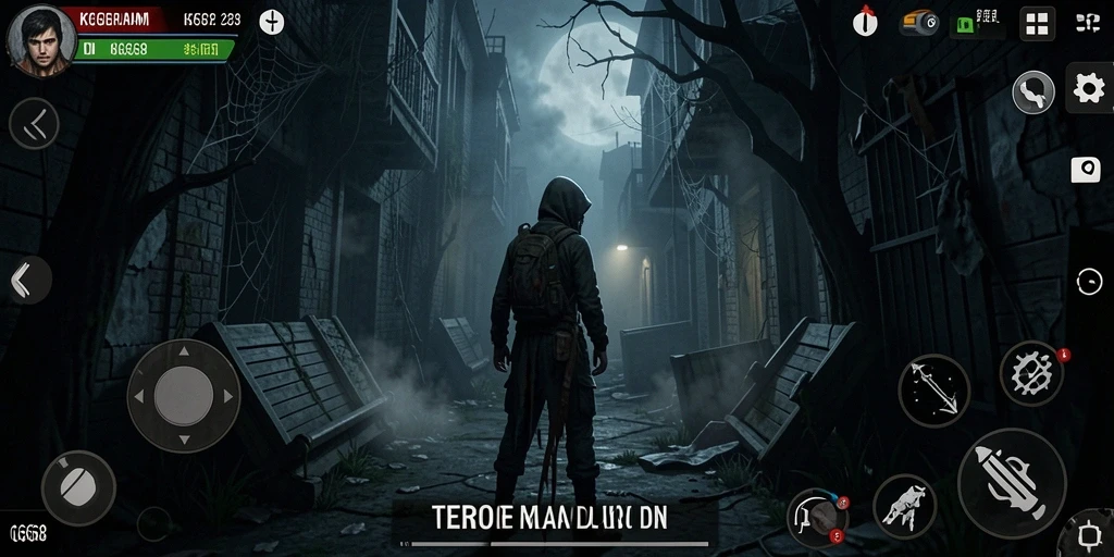 Tampilan gameplay G668 yang menyeramkan dan menegangkan.