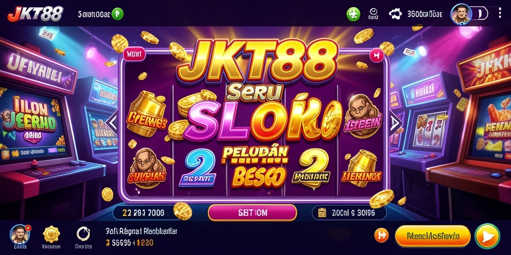 Tangkapan layar gameplay JKT88 menampilkan mesin Slot yang memukau.