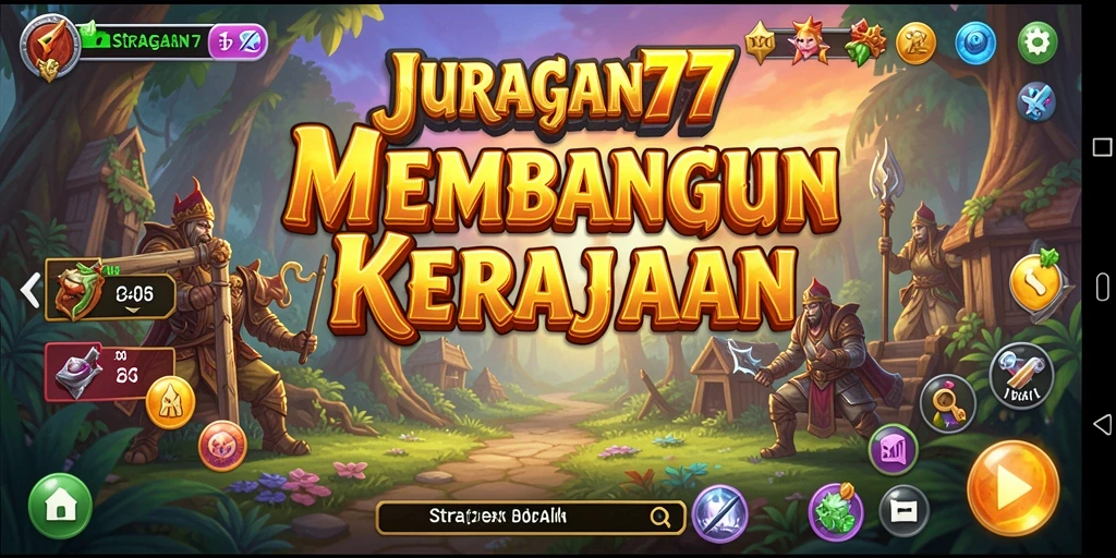 Tampilan screenshot gameplay JURAGAN77 menunjukkan aksi strategis yang intens.