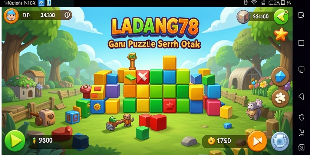 Screenshot utama LADANG78 menampilkan gameplay menarik dan penuh teka-teki.