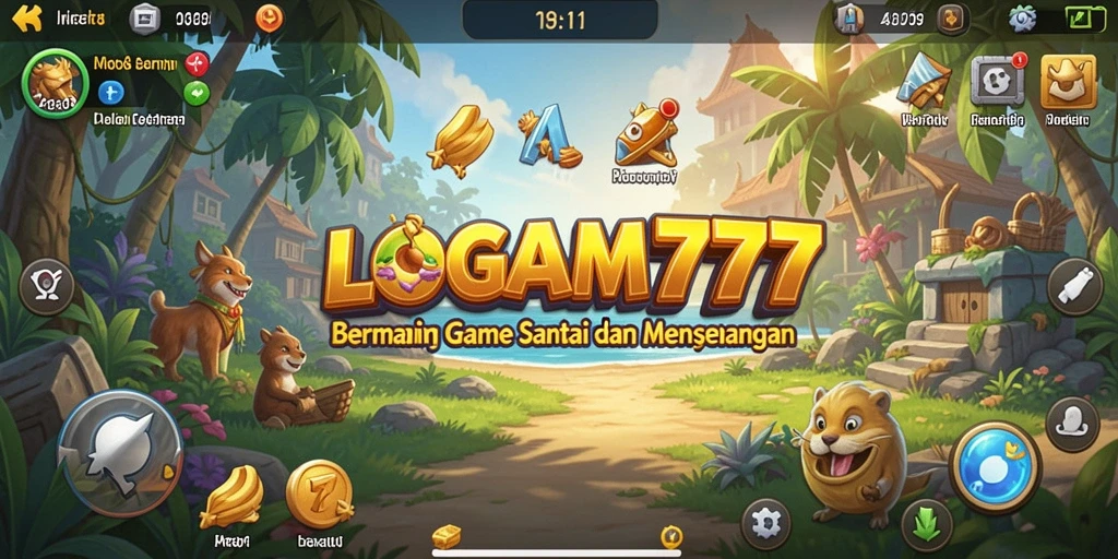 Tangkapan layar gameplay LOGAM777 menampilkan momen seru saat bermain.