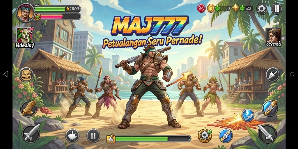 Tampilan gameplay seru dalam game Arcade MAJ777.