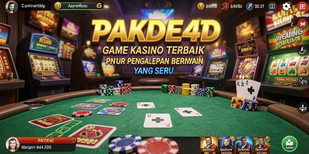 Screenshot gameplay menarik dari PAKDE4D menampilkan momen seru di kasino.