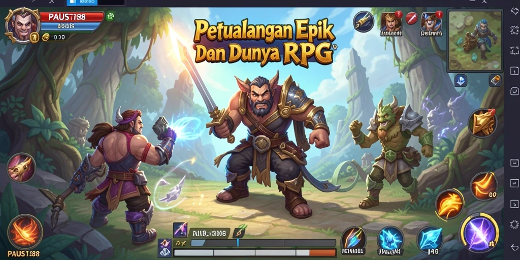 Tampilan menarik dari gameplay RPG PAUS188 dalam aksi penuh petualangan.