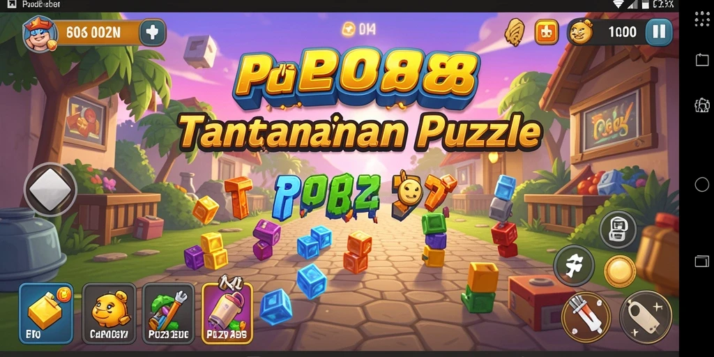 Tampilan gameplay POL88 yang menantang dan berwarna-warni.