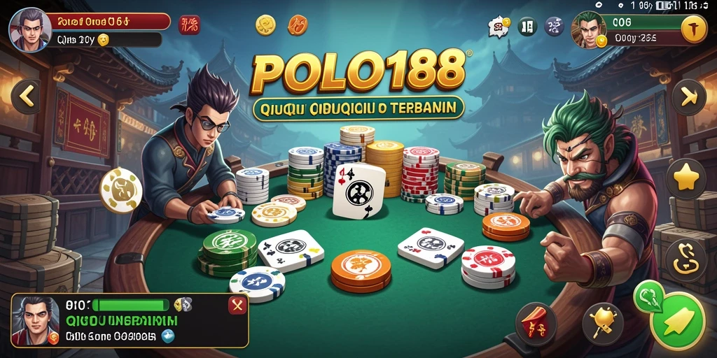 Tampilan gameplay seru QiuQiu di POLO188.