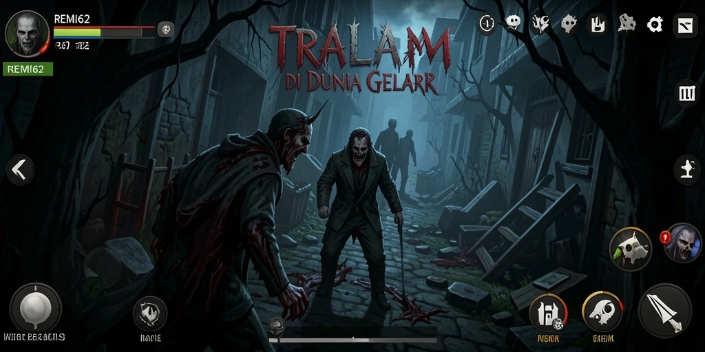 Screenshot utama dari gameplay REMI62 yang menegangkan.