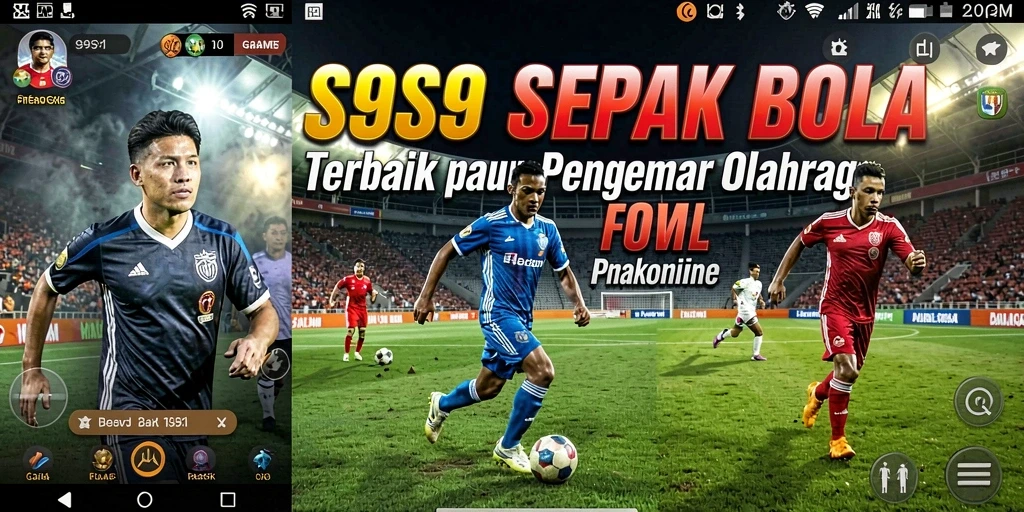 Screenshot gameplay S9S9 yang menampilkan aksi seru di lapangan.