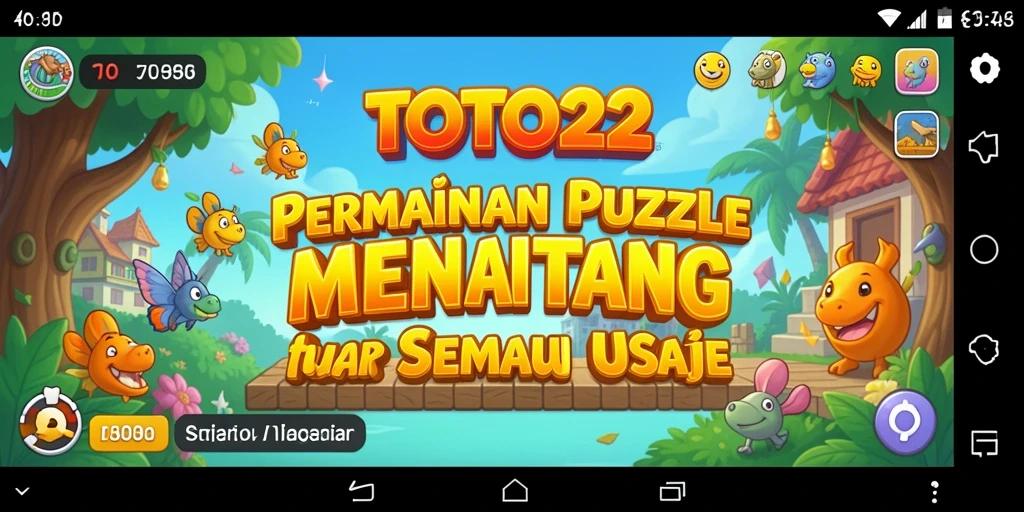 Tampilan gameplay TOTO22 yang menantang dan menyenangkan.