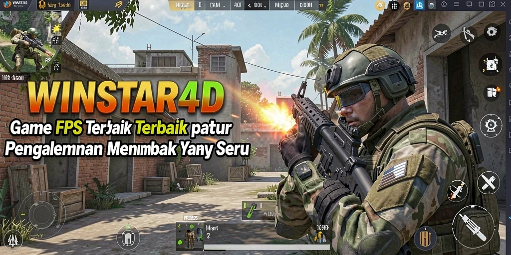Gameplay seru WINSTAR4D dengan pertempuran aksi yang menegangkan.