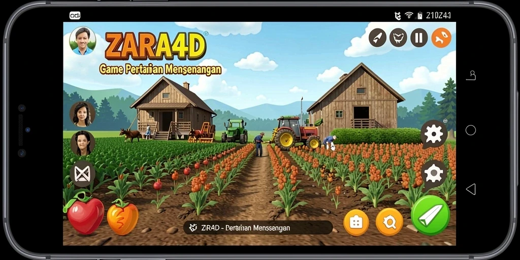 Gameplay ZARA4D yang menarik dengan berbagai tanaman dan hewan.